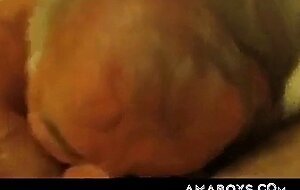 Grandpa Sucks Young Cock in Amateur Blowjob Video