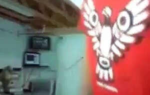 Dancing Daddy Bear Flashes His Big Cock on Webcam