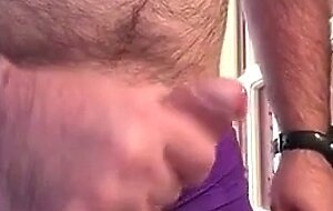 Bear Daddy Jerks Off Solo