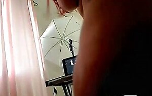 Redhead Webcam Girl Shows Big Tits and Ass