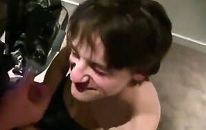 Twink Spits Out My Cum After a Big-Cock Blowjob