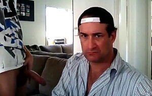 Neighbor's Big Cock Blowjob and Facial