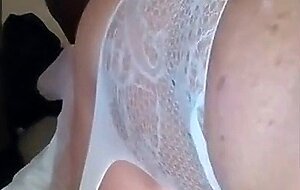 Big Black Cocks in a 3way Crossdresser Blowjob Bukkake