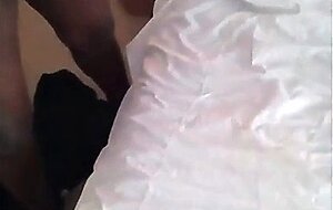 Big Black Cocks in a 3way Crossdresser Blowjob Bukkake