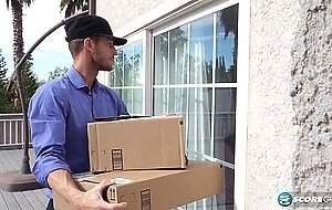 Vanessa, the fuck machine and the delivery man