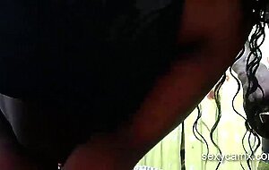 Ebony teen slut takes hard pounding with big black cock live at sexycamx