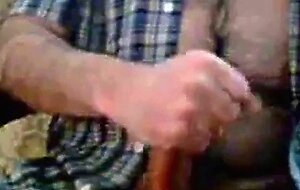 Bear Daddy Jerks Off, Shoots a Big Load