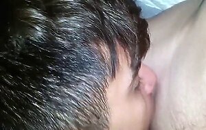 Twink smokes and sucks big cock - amateur emo blowjob video