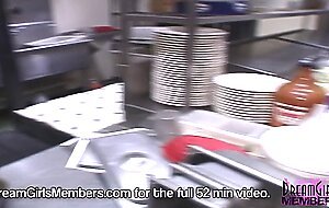 Freaky MILF Masturbates In Night Club Kitchen
