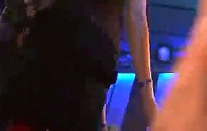 Orgy with next door amateur girls in nightclub