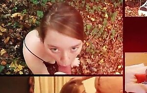 Spanish milf gets fucked & eats cum