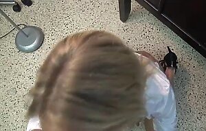 Naughty college professor mary queen fucks bad student for a passing grade