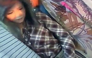 Jap milf in bus