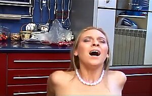 Victoria Swinger enjoys her pussy and gets cum on her tits