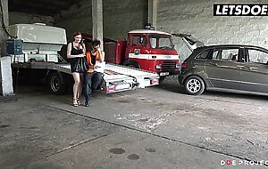 LETSDOEIT - Mature Slut Eva Berger Sucks Mechanic's Fat Cock After He Fixed Her Car