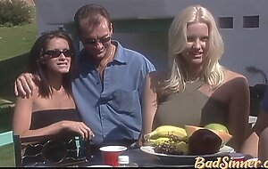 Erotic BBQ hook up teen fondled and fucked