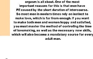 Premature Ejaculation Treatment Tutorial 1-2