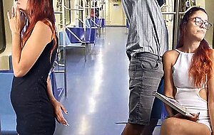 slutty student lets stranger her ass in public!