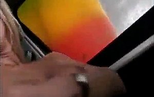 Busty girl in the carwash