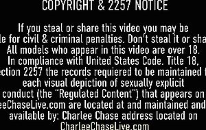 Hot MILF Charlee Chase And ChiChi Medina Suck A Stiff Dick!