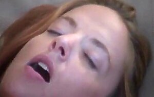 The busty gabriella spreads pussy lips widely