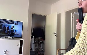 Mom came home and almost caught me sucking dick. I countinued the blowjob a while she was on kitchen