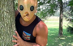 Gets by an ALIEN and gets CREAMPIED