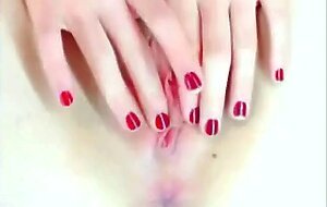 Hot teen reveals her pussy