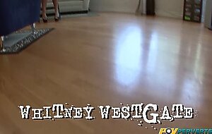 Whitney Westgate Has A Shaved Pussy And Big Natural Boobs
