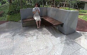 Sexy, cute, nude amateur Japanese girl comes to hotel to have shaved pussy fingered - licked pt1