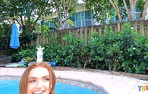 YNGR - Gracie Gates Works Out Her Sexy Body And Tight Pussy