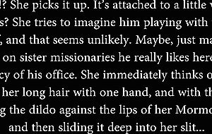 Mormongirlz: this mormon teen fucks herself on her bishop's desk!