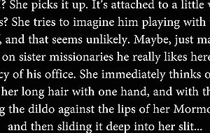 Mormongirlz: this mormon teen fucks herself on her bishop's desk!