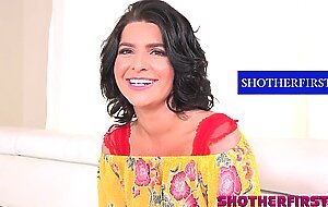 New girl Hunter Haylock gets her first porn video fucking at ShotHerFirst
