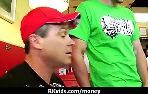 Amateur chick takes money for a fuck 5