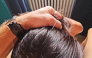 Dirty shop in Roma, Big tits slut gets fucked by a huge cock. Part 1