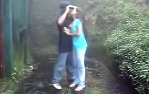 Homemade outdoor sex.