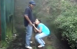 Homemade outdoor sex.