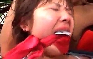 Asian schoolgirl gets into sex with her coeds