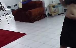 Elegant redhead lapdancing for me
