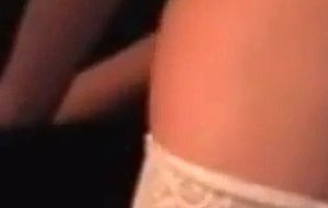 Sexy wife with tramp stamp gets doggystyled