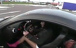 Public fuck in car park