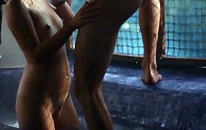 Amateur couple fucking in the bathtub