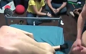 College boys anal fucking at all male dorm room party