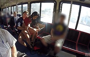 Public cock riding with Karmen...