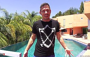 Teen brunette in green panties Aidra Fox has fun