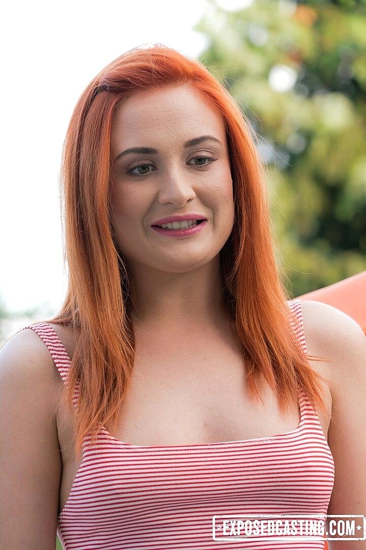 Interviewer Made Red-Haired Russian Eva Berger Cum And Squirt At The Casting, David Perry Amateur, Casting, European, Pretty, Redhead